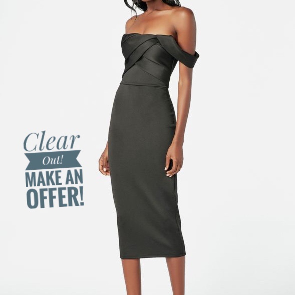 ❗️LAST CHANCE ❗️JustFab Black Cocktail Dress